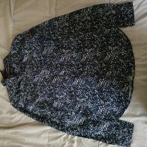 Slim Fit Floral Button Down